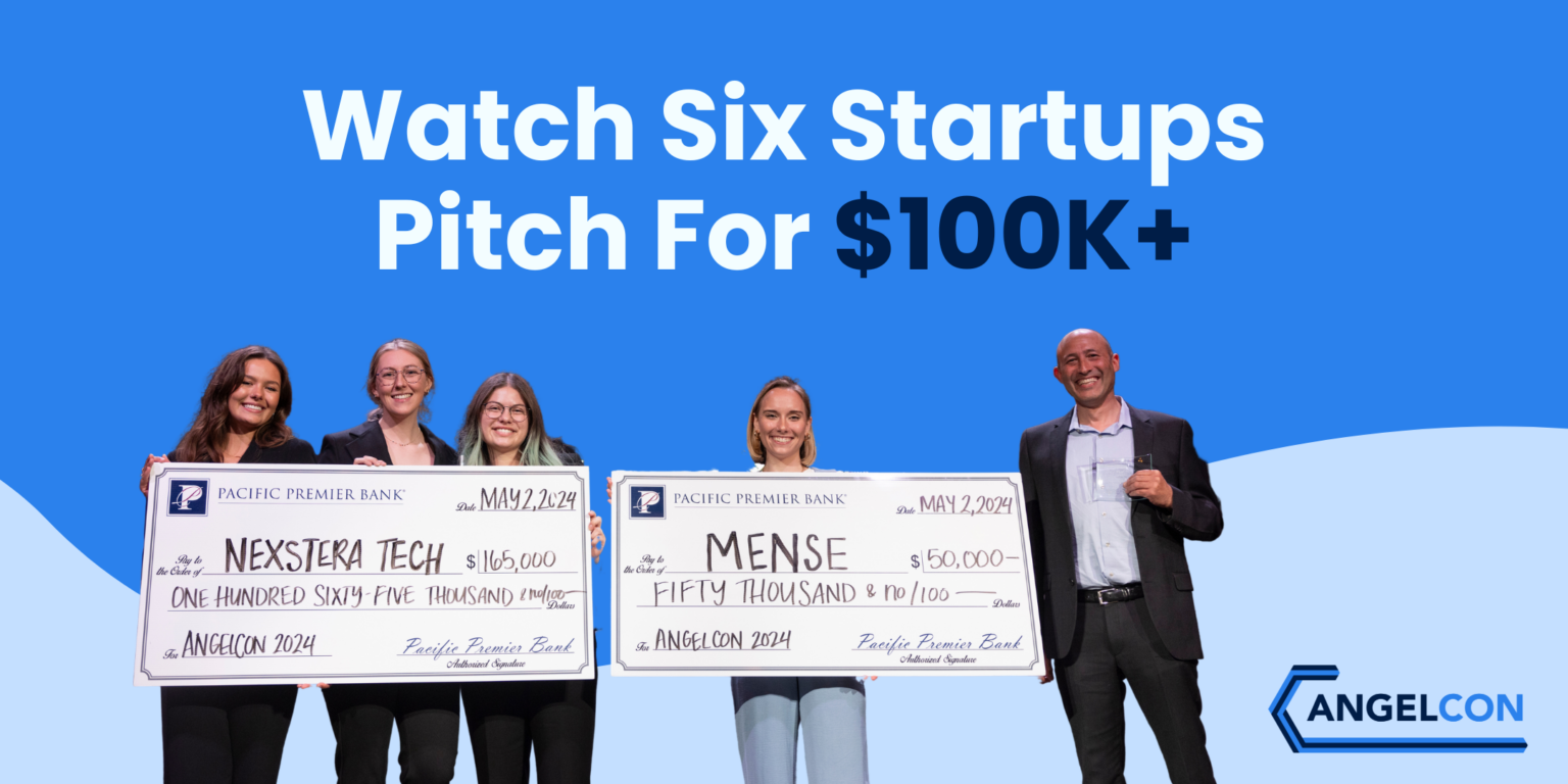 Top Six Startup Finalists Announced for Eighth Annual AngelCon
